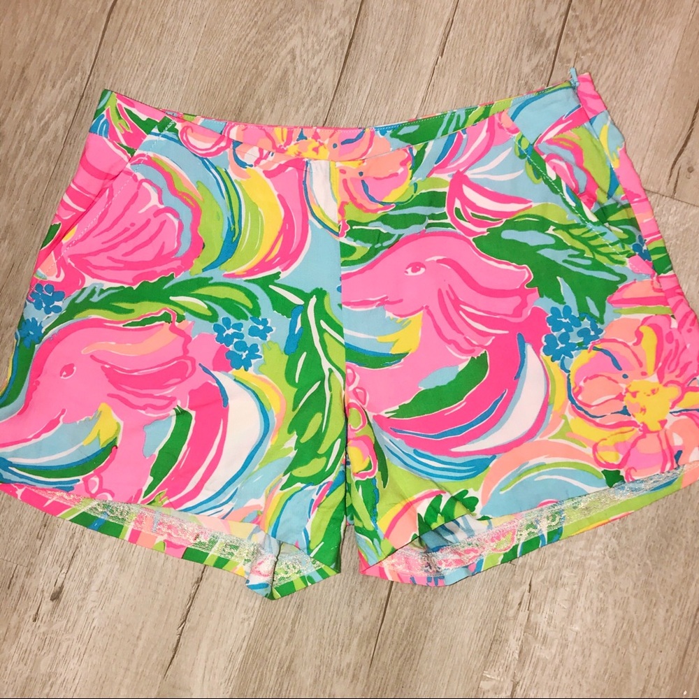 Lilly Pulitzer 4 inch Jeannie Short Size 0 $78